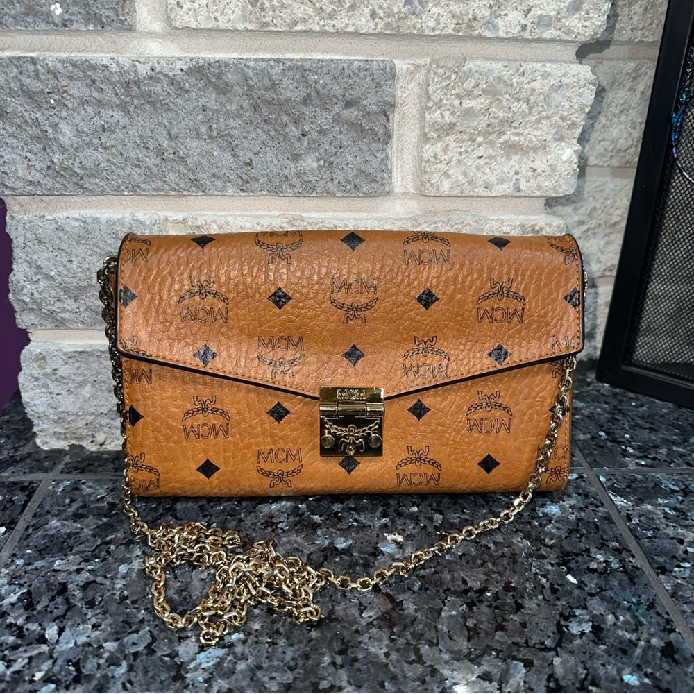 MCM Tan Crossbody Bag - Picture 3 of 7
